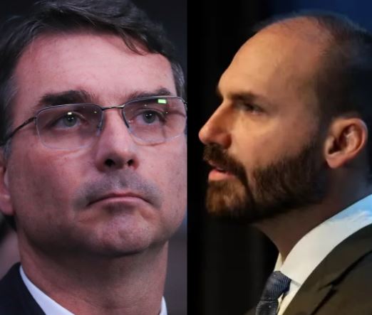 Em decisão, Moraes classifica ações de Eduardo e Flávio como ‘patéticas’