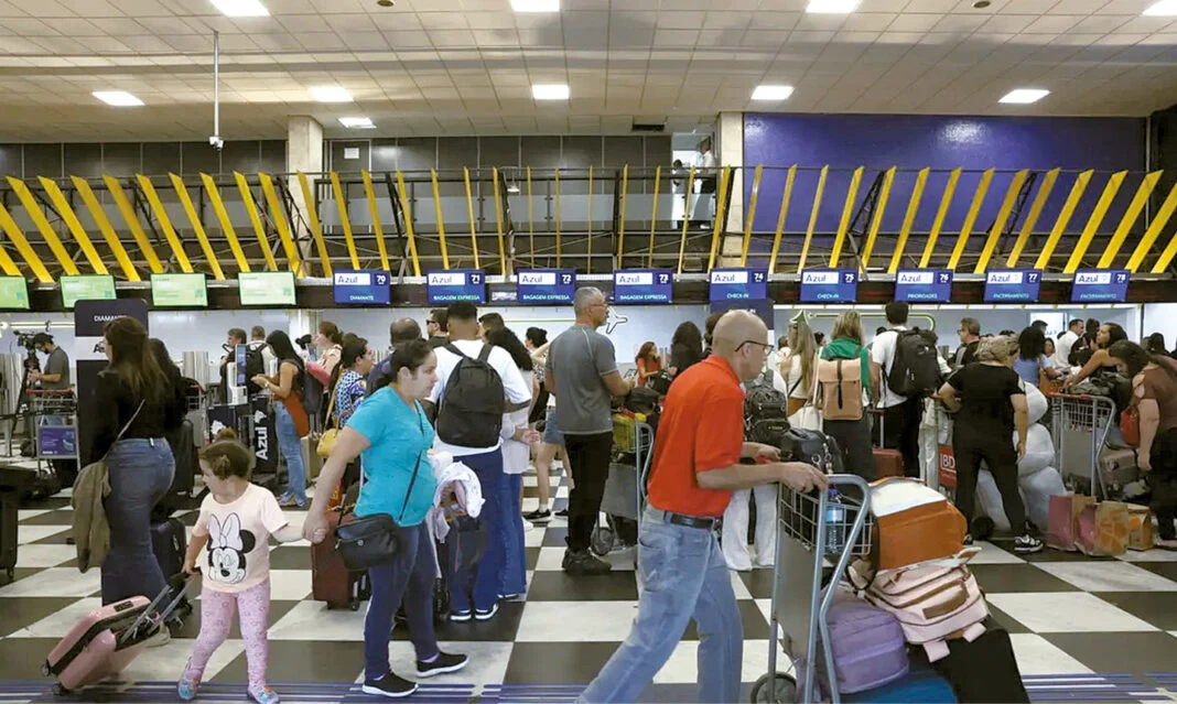 Crise aérea: Natal tem 34 voos atrasados e 2 cancelados