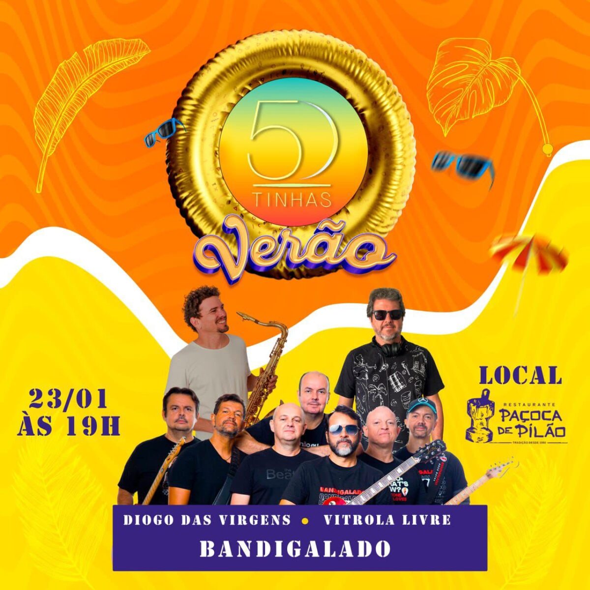 Dia 23 de janeiro acontece a 50 Tinha,  a melhor Festa do Verão em Pirangi