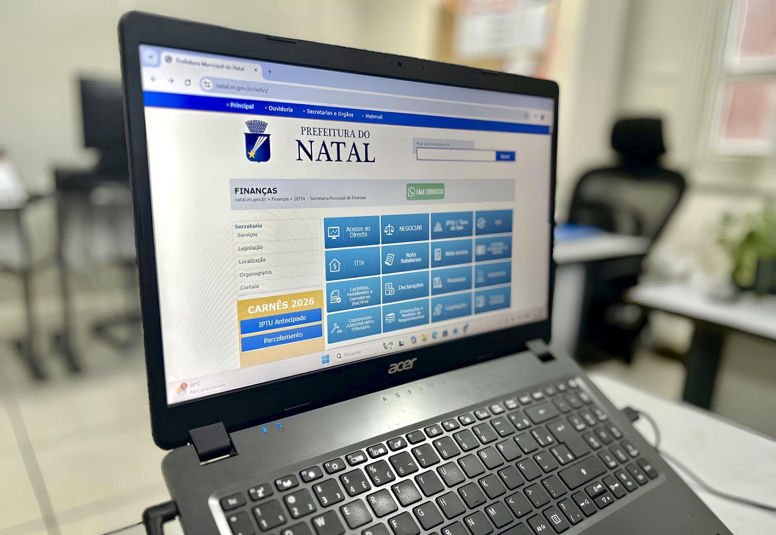 Prefeitura do Natal prorroga prazo para pagamento de IPTU 2026 com desconto