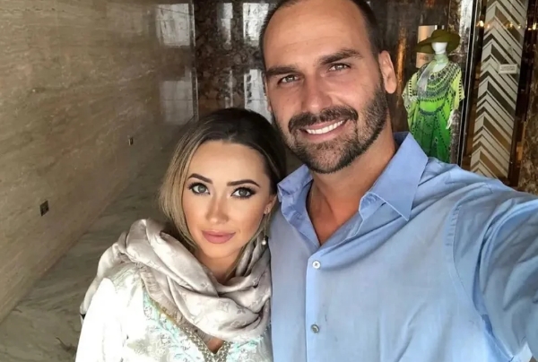 Heloísa Bolsonaro admite problema de saúde do marido: “Eduardo não está bem”