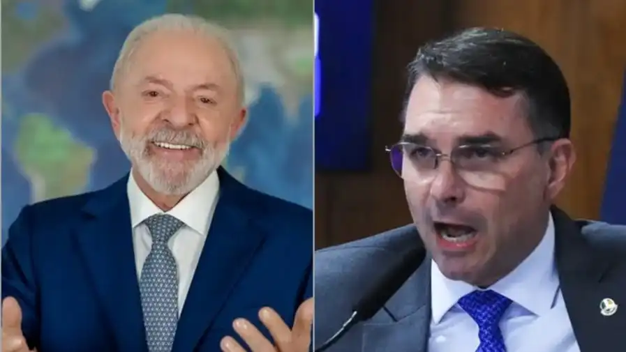 MEIO/ IDEIA: Flávio Bolsonaro cresce e empata tecnicamente com Lula no 2º turno