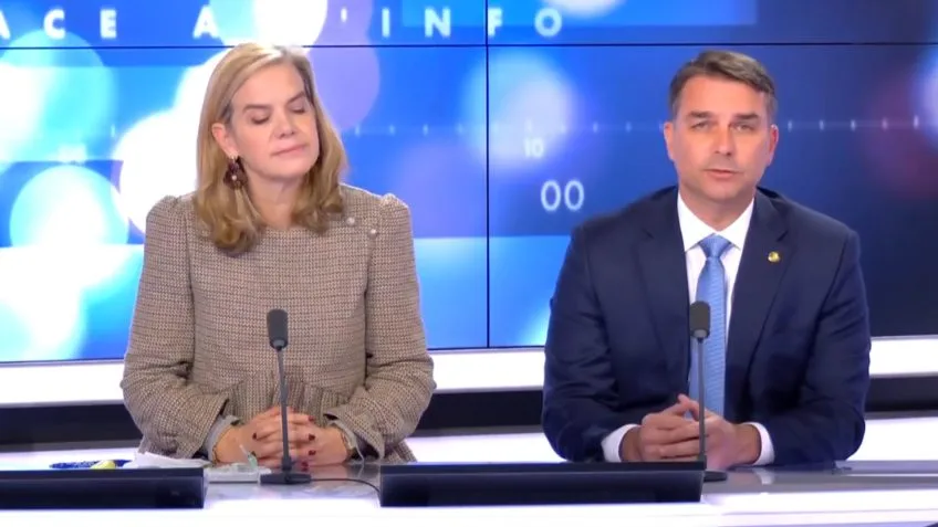 Em TV francesa, Flávio Bolsonaro critica Lula, STF e Macron e fala em perseguição política
