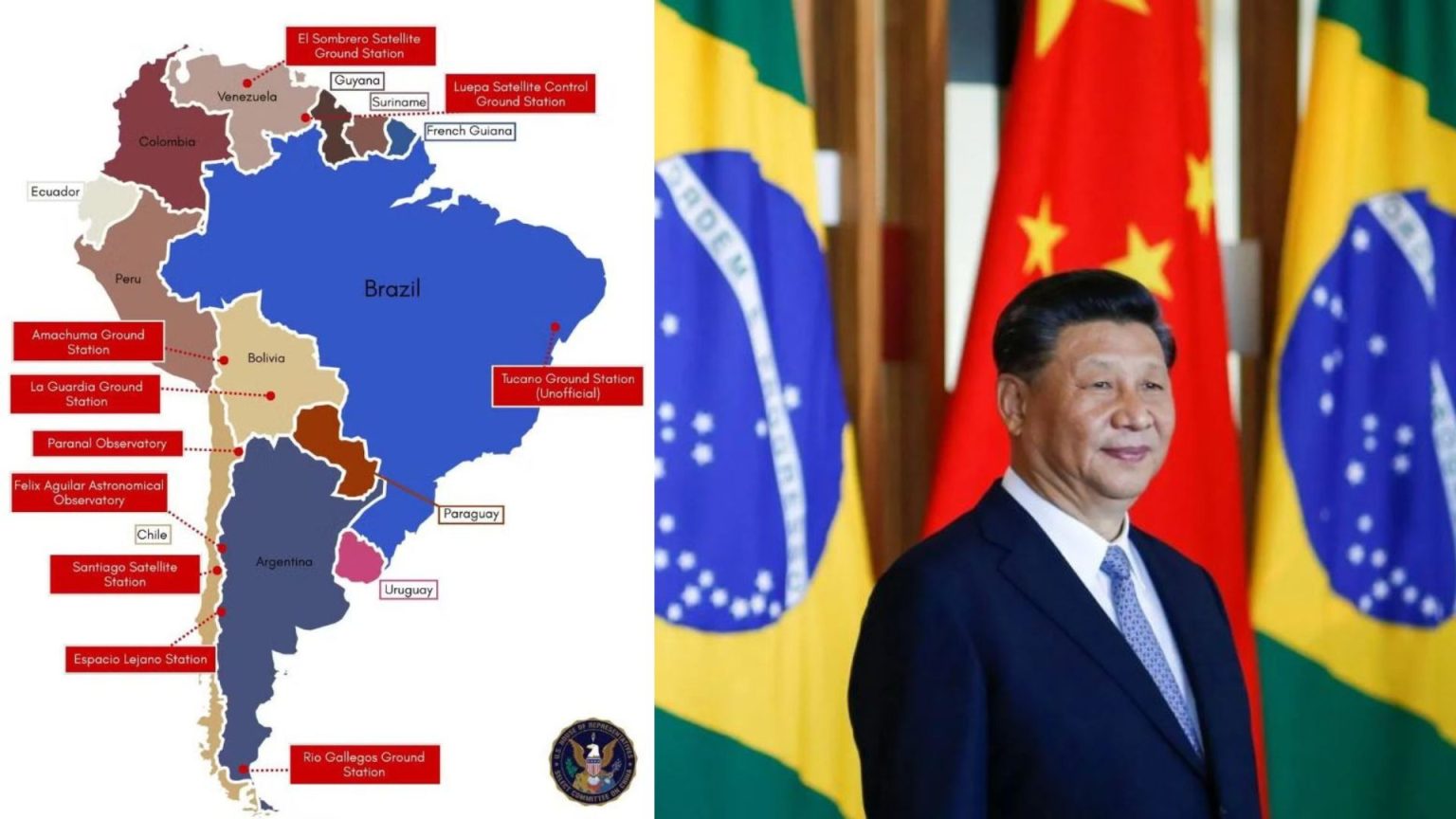 Relatório do Congresso dos EUA aponta suposta base militar chinesa secreta no Brasil