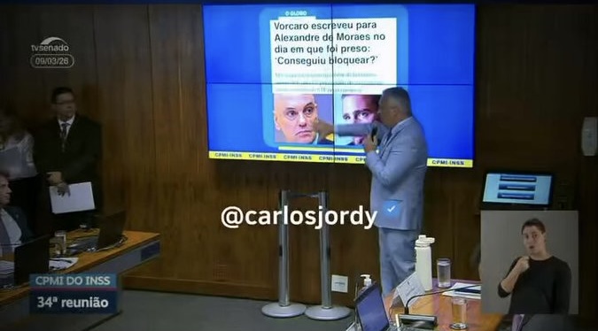 VÍDEO: CPMI DO INSS: Gaspar explode contra Moraes e desafia STF: “Não tenho medo”