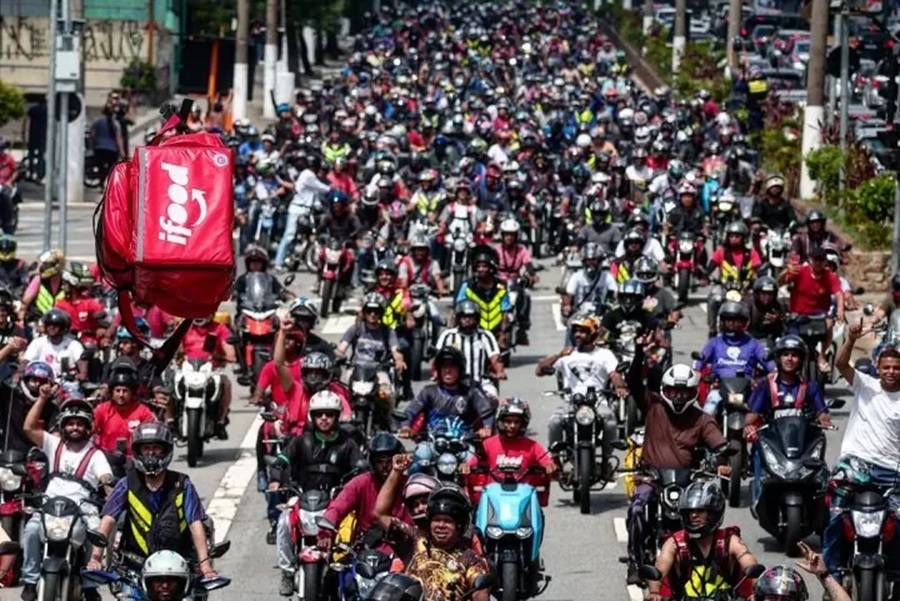 Motoristas e entregadores convocam paralisação nacional contra PL que regula aplicativos