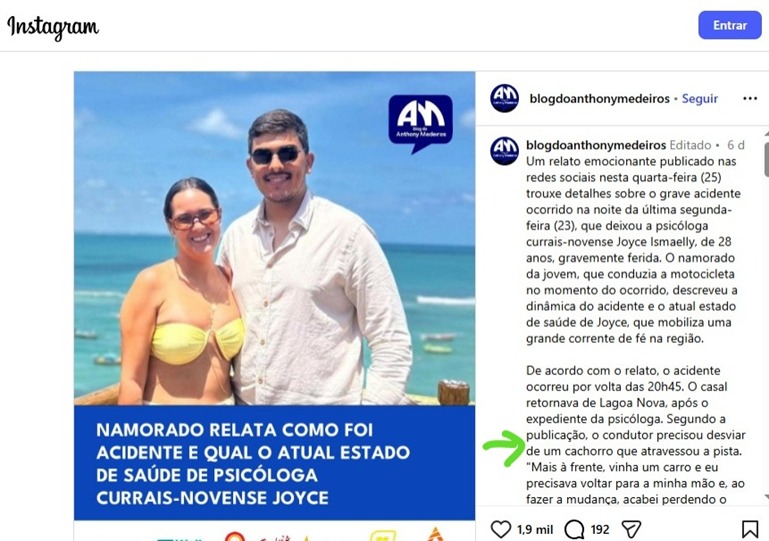 Cachorro solto provoca morte de psicóloga em Currais Novos-RN