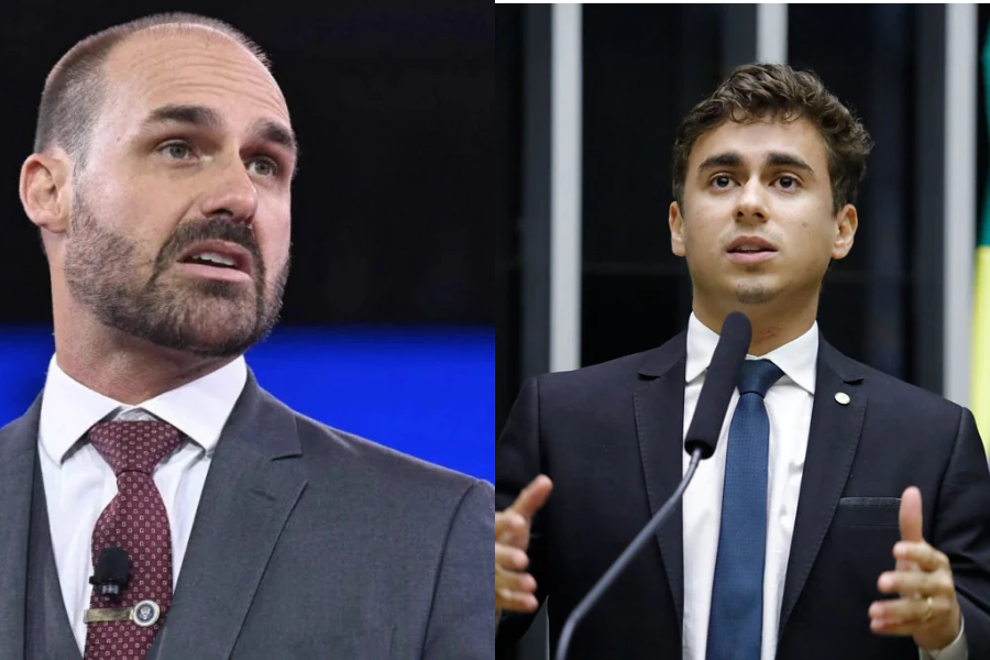 Eduardo Bolsonaro critica Nikolas após postagem nas redes sociais
