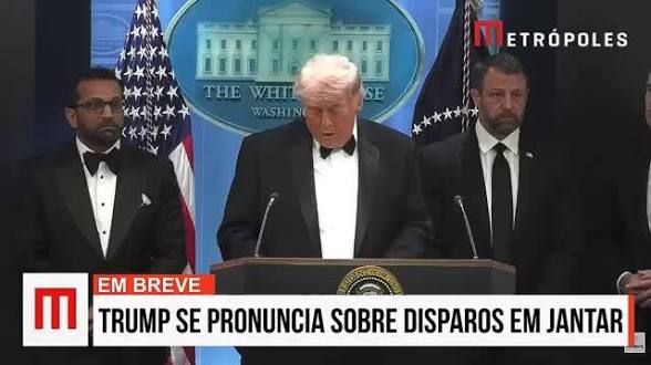 [VÍDEO] Tiros provocam correria em evento com Trump em Washington e Serviço Secreto prende suspeito