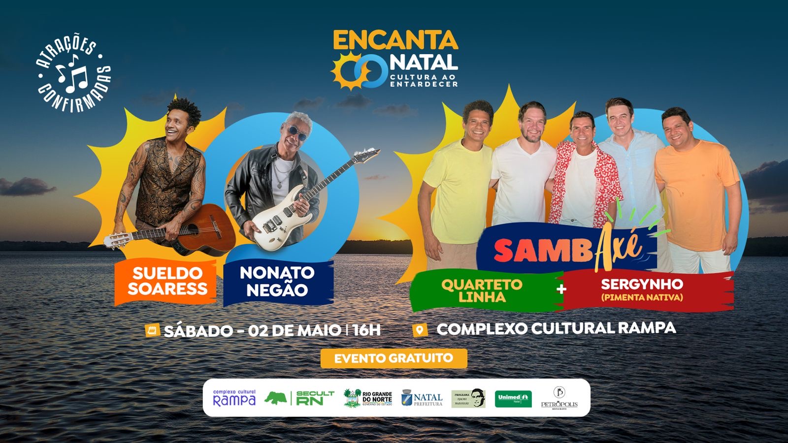 Unimed Natal reforça apoio à cultura no RN e incentiva programação do Encanta Natal na Rampa