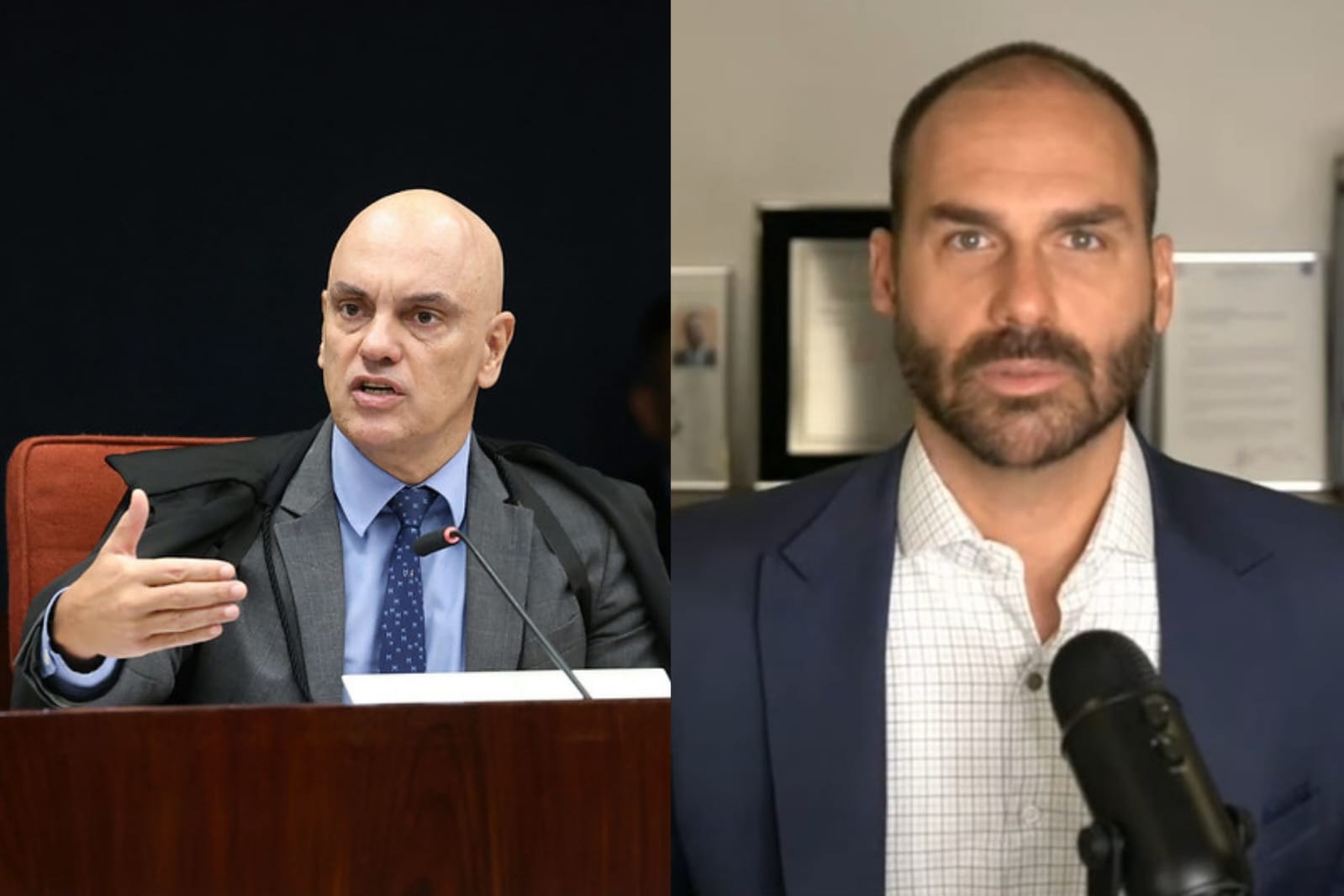 DPU afirma que Moraes não pode julgar ação contra Eduardo Bolsonaro