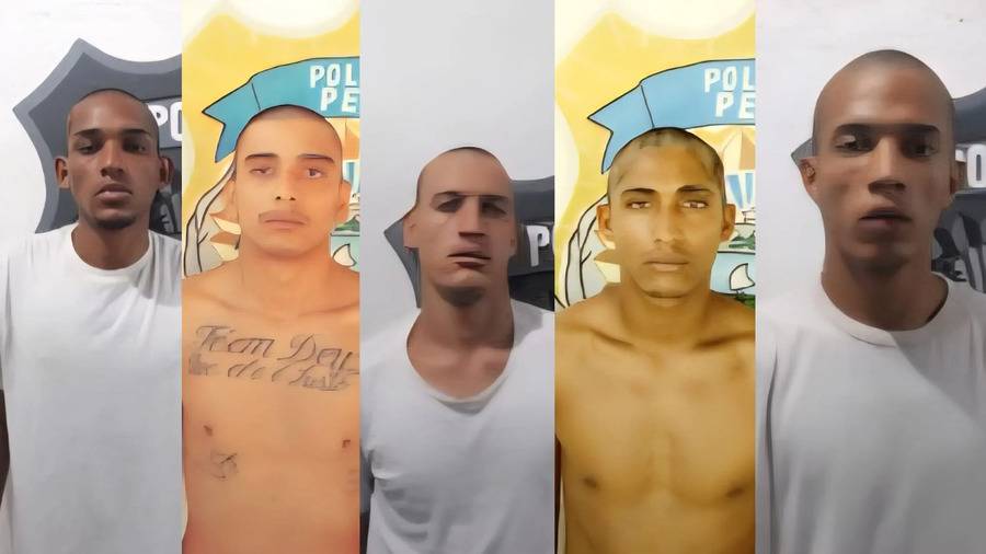 Cinco presos fogem da Penitenciária de Alcaçuz durante chuvas no RN