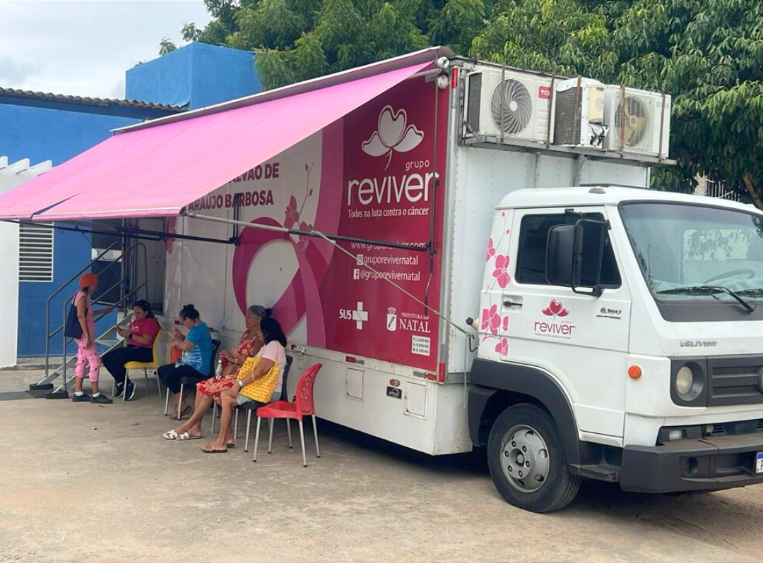 Exame itinerante de mamografia chega ao bairro de Ponta Negra