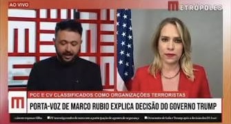 [VÍDEO] RECADO DOS EUA: PCC e CV “vão ser eliminados” após classificação como terroristas, diz porta-voz de Trump