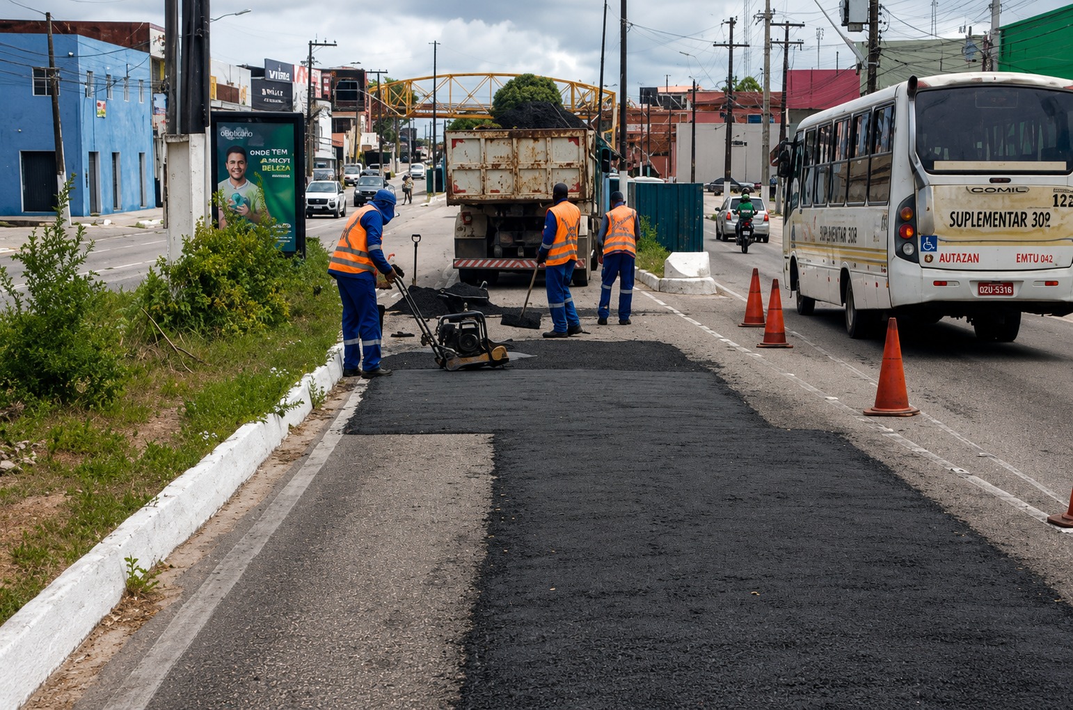 Entre maio e junho, Seinfra recupera 36 vias em diferentes regiões de Natal