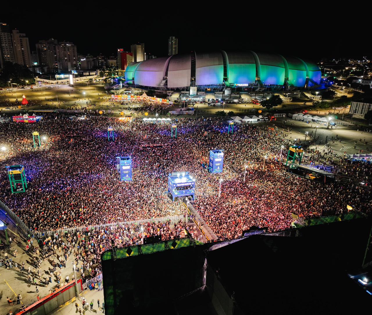 Sucesso do São João de Natal reforça o protagonismo da Arena e sua capacidade operacional para receber grandes eventos