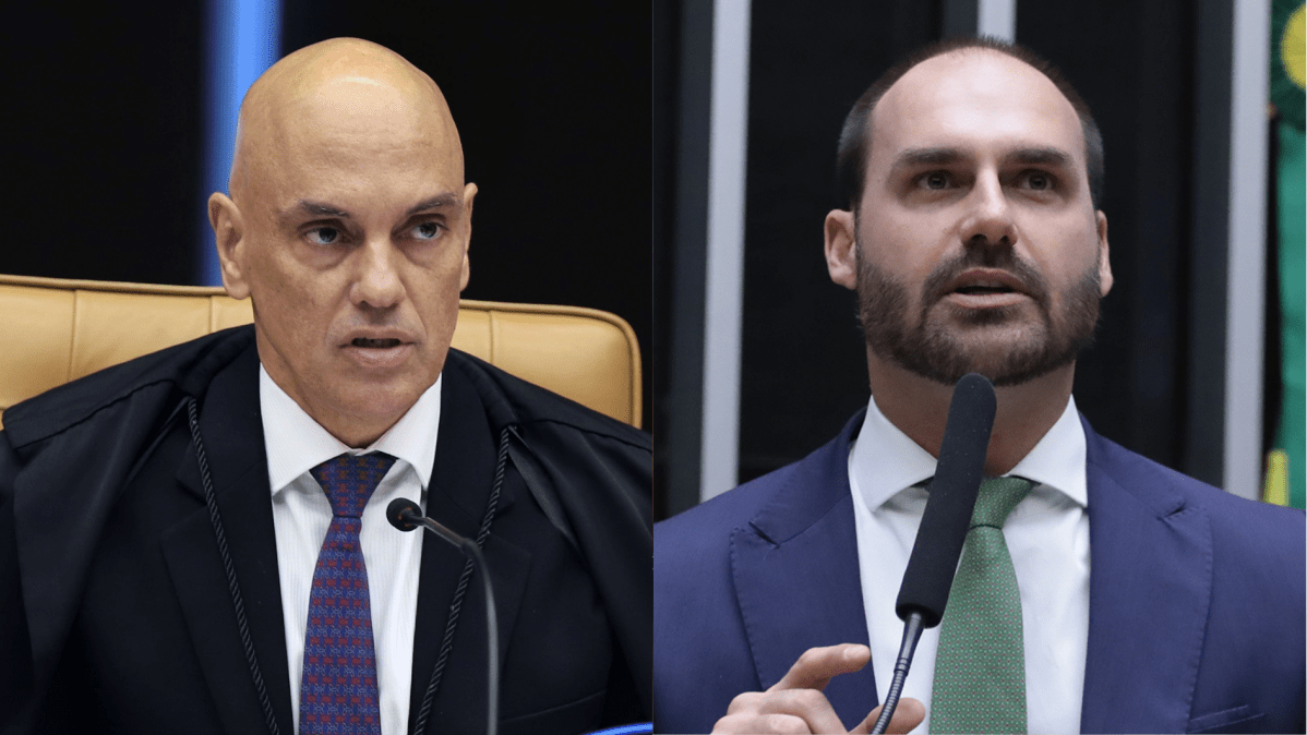 Eduardo Bolsonaro diz que Moraes “não tem coragem” de enfrentar Trump