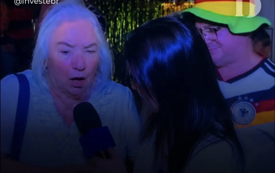 [VÍDEO] Torcedora chama Lula de “ladrão” e grita “Lula fora” durante ao vivo da Globo