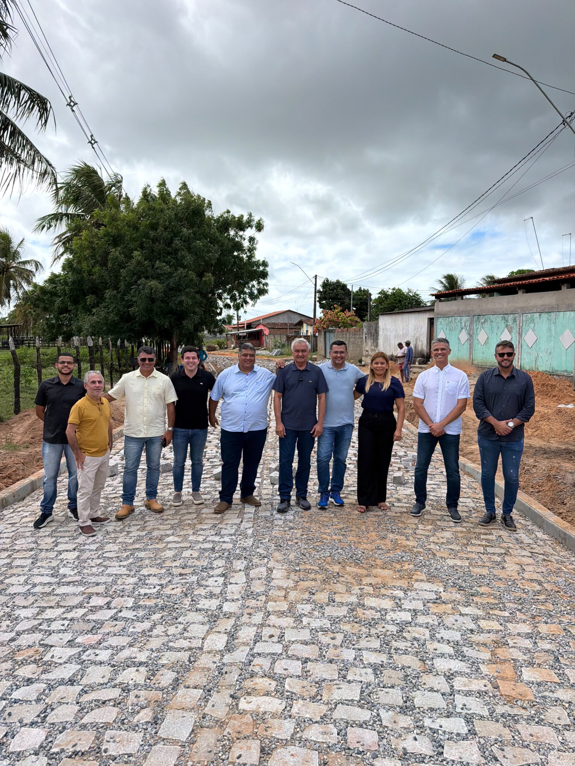 General Girão acompanha execução de obras de R$ 1,2 milhão financiadas com recursos de seu mandato em Nísia Floresta