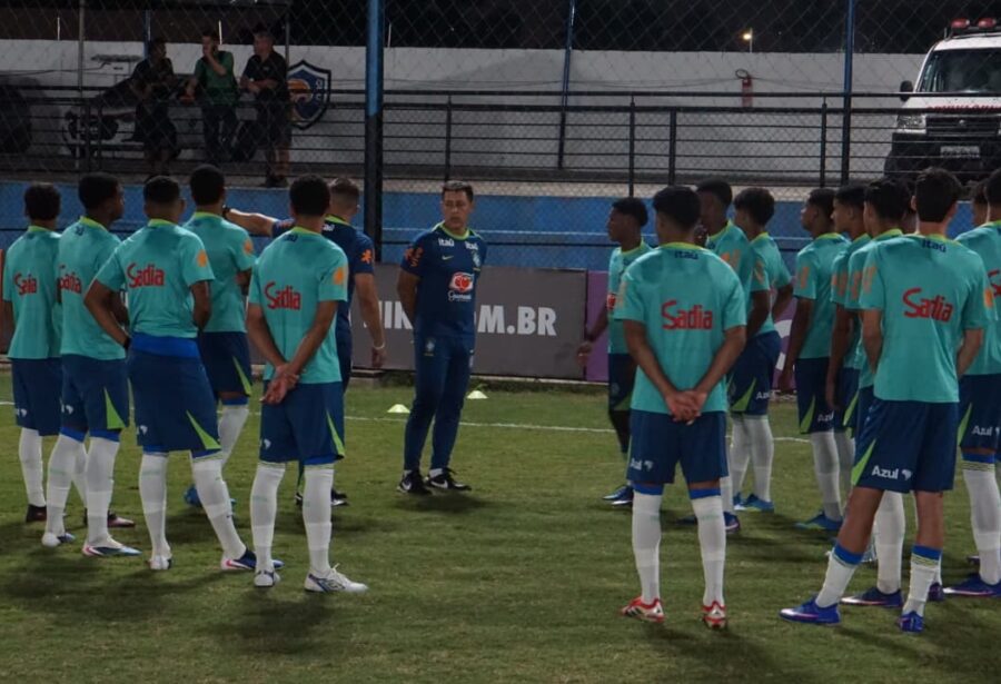 Seleção Brasileira Sub-17 inicia preparação em Natal para amistosos contra os Estados Unidos
