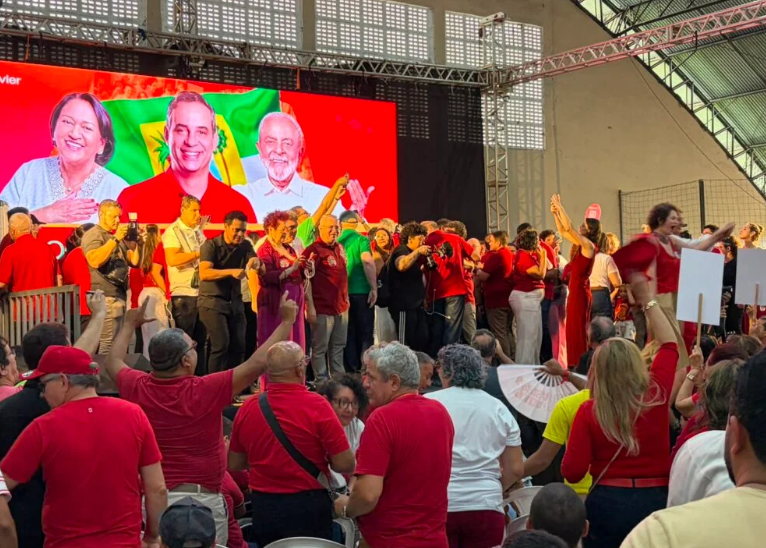 NEM OS CARGOS COMISSIONADOS FORAM: Convenção do PT que oficializou candidatura de Cadu ao Governo do Estado reúne pouco público