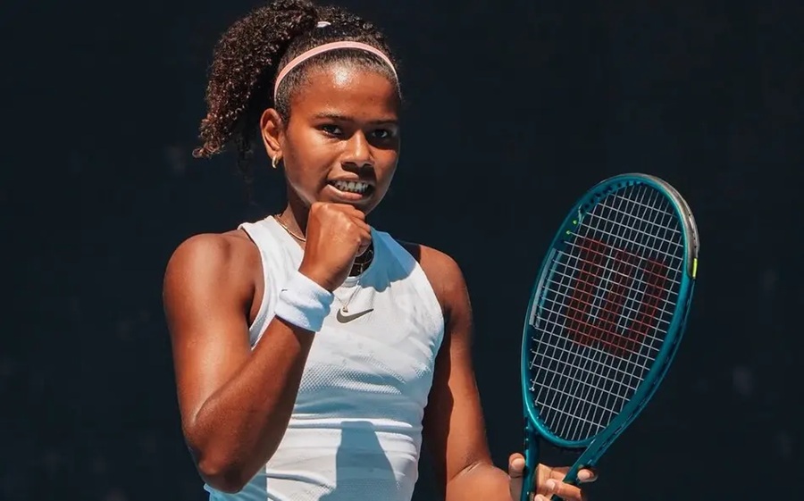Tenista Potiguar Victoria Barros chega à final de Wimbledon juvenil nas duplas