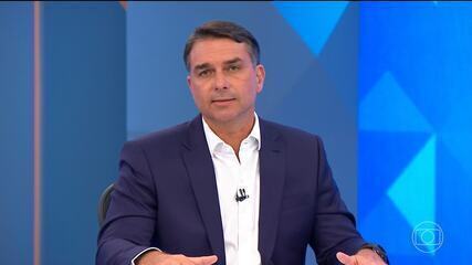 [VÍDEO] SABATINA NA GLOBO: “Vou adorar que você anuncie meu nome como presidente na bancada do Jornal Nacional”, diz Flávio Bolsonaro a Renata Vasconcelos