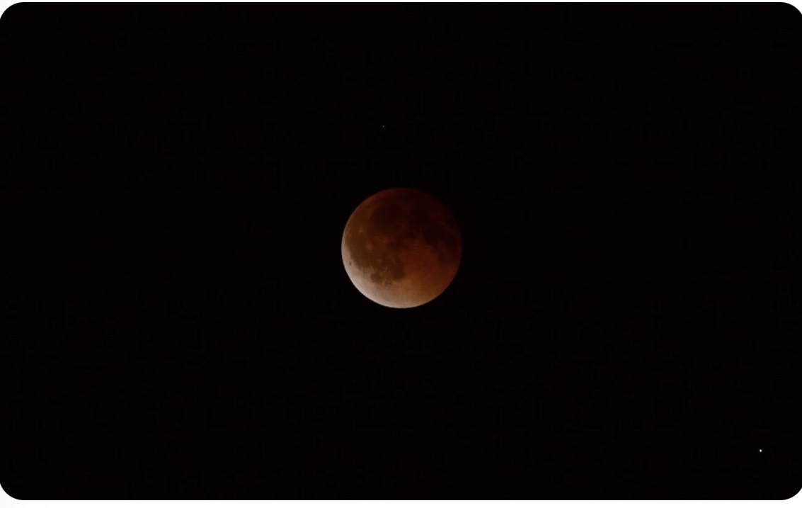 Lua de sangue poderá ser vista do RN durante eclipse lunar em agosto