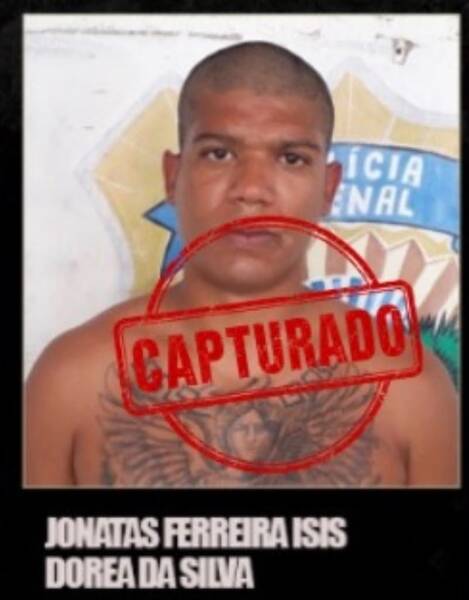 Quinto fugitivo da Penitenciária Rogério Madruga é capturado em Pernambuco