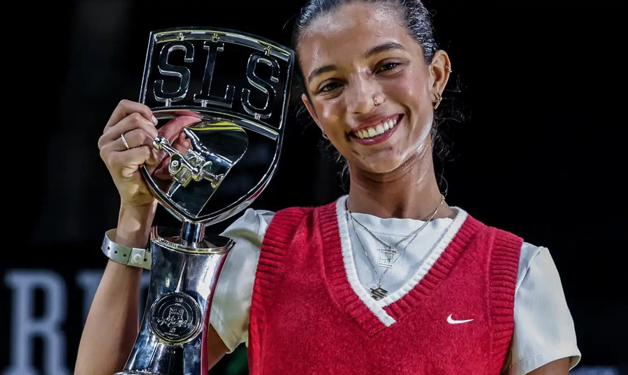 Rayssa Leal supera japonesa e é campeã da etapa carioca da Liga Internacional de Skate Street