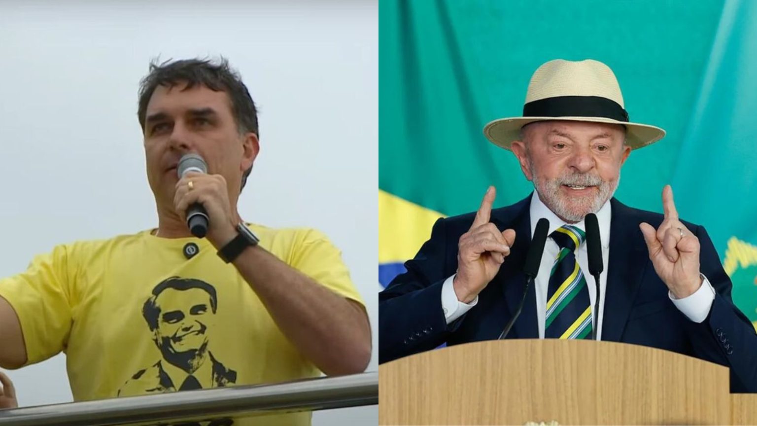 PESQUISA QUAEST: Flávio vira sobre Lula no 2º turno e aparece com 42% contra 40%