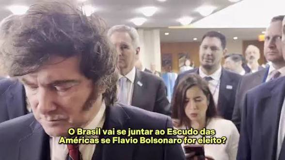 [VÍDEO] Milei espera que Brasil rompa “curso socialista decadente” de Lula e retome as “ideias da liberdade”