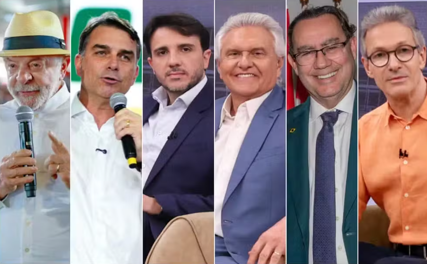 Flávio Bolsonaro atrai mais eleitores de Zema, Renan, Caiado e Cury em 2º turno contra Lula, diz Datafolha