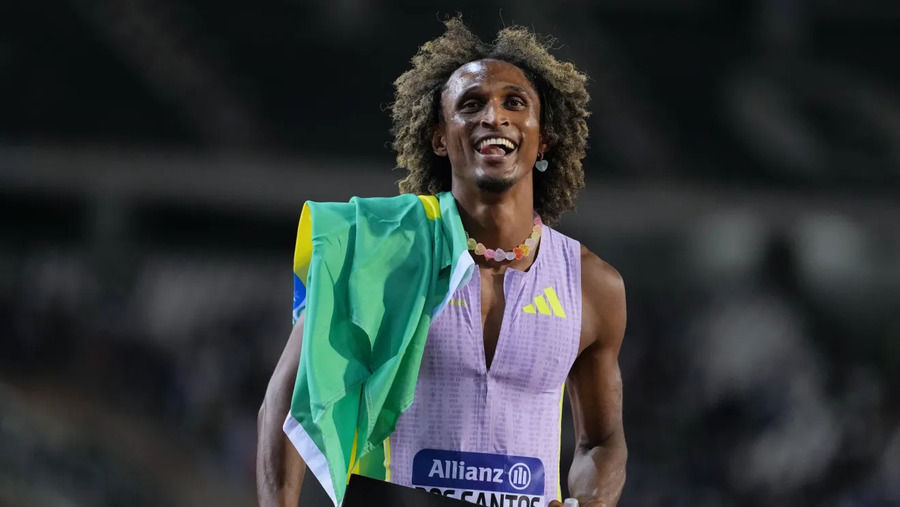 Alison dos Santos conquista terceiro título da Liga Diamante de Atletismo