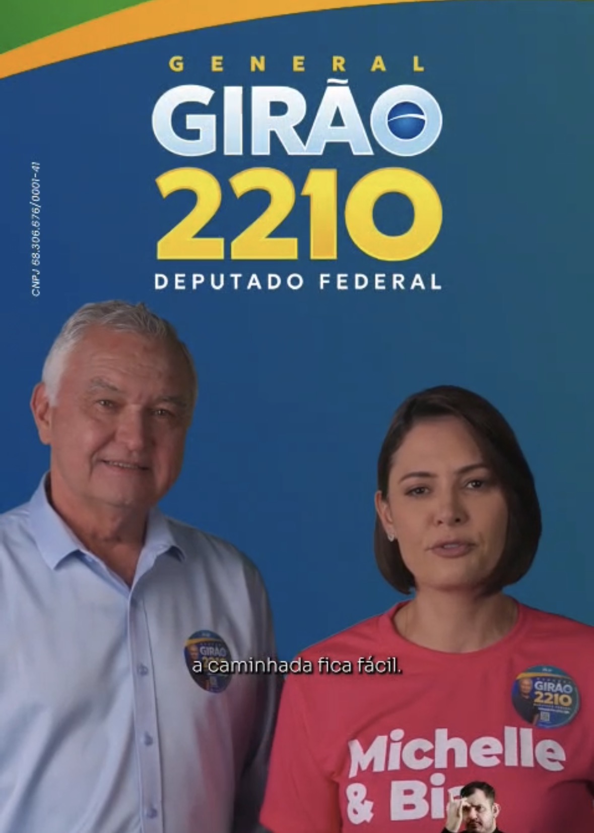 Michelle Bolsonaro reconhece General Girão como deputado da direita raiz no RN desde o início