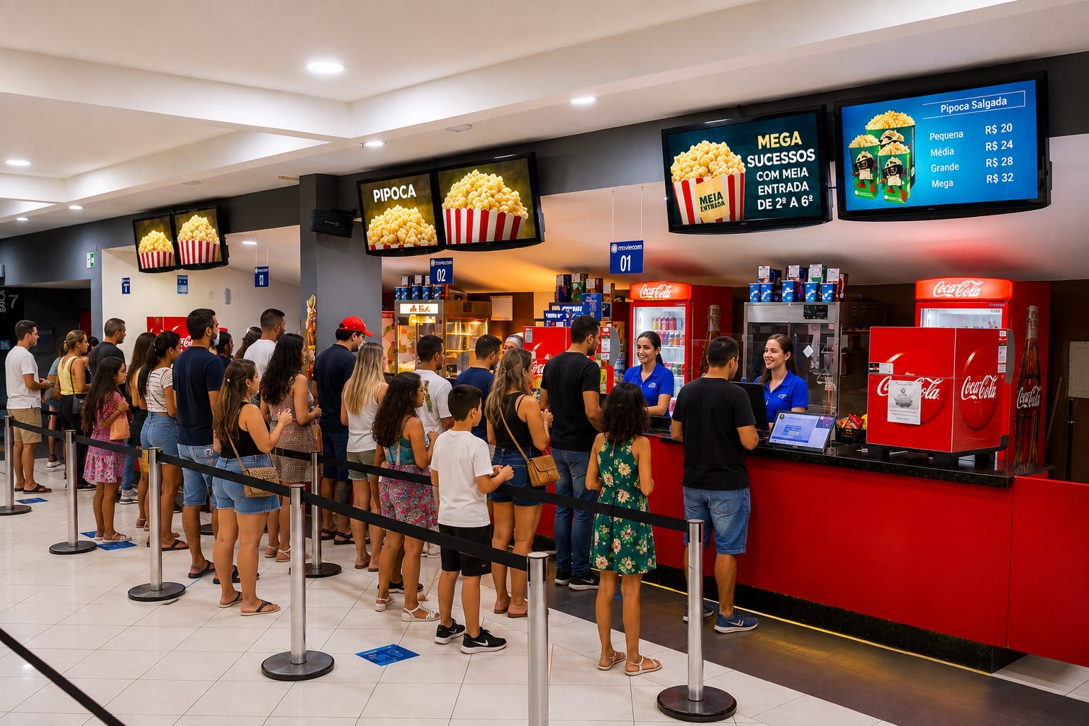 Semana do Cinema terá ingressos a partir de R$ 10 no Moviecom do Praia