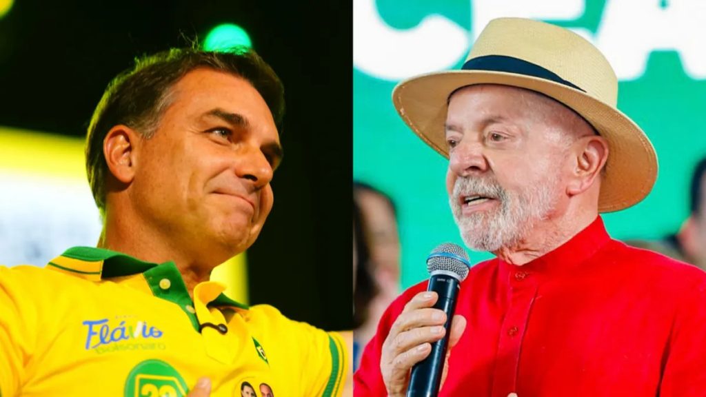 ALFA INTELIGÊNCIA: Flávio tem 52% dos votos válidos contra 48% de Lula no 2º turno