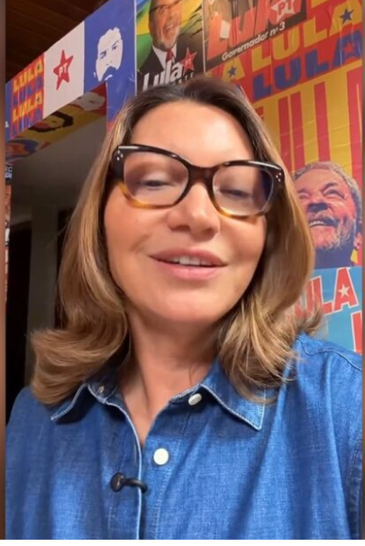 A nova fake news de Janja contra Flávio Bolsonaro