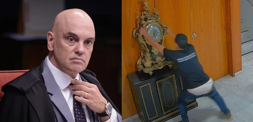 Moraes arquiva investigação contra juiz que autorizou soltura de condenado do 8 de Janeiro que destruiu relógio no Planalto
