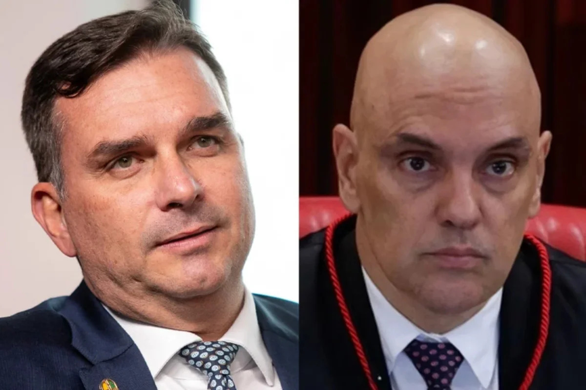 Aliados de Flávio Bolsonaro procuram ministro Alexandre de Moraes para evitar interferência do STF no 2º turno